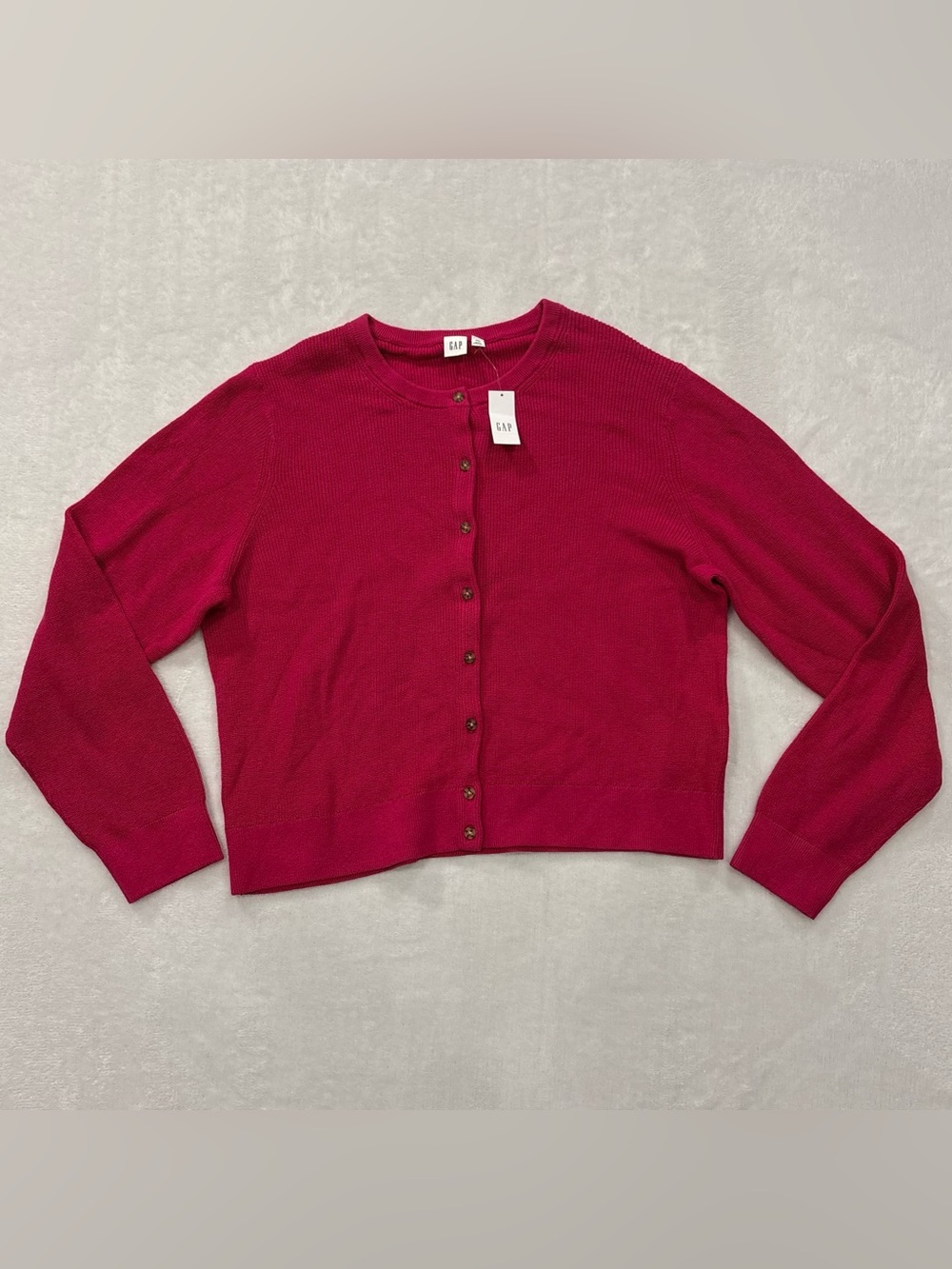 NWT Gap Pink Button Up Cardigan Sweate Women’s Size XXL